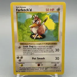 Farfetch'd 27/102 - Base Set (Shadowless) - Uncommon - Pokemon TCG - Image 2