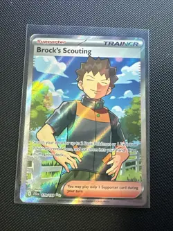 Holofoil - Brock's Scouting - 179/159 - 179/159 - SV09: Journey Together - NM - Image 1