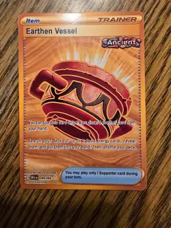 Earthen Vessel 096/064 Shrouded Fable Secret Rare Pokemon Trainer 2024 NM - Image 1