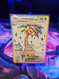 Pokemon TCG Alolan Exeggutor EX 225/191SV08: PERFECTLY CENTERED - Image 4