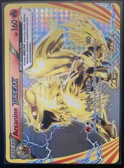 Pokemon TCG Arcanine Break XY180 Promo LP JUMBO - Image 1