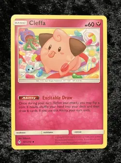 Pokemon TCG Cleffa 131/214 Non Holo Sun & Moon Unbroken Bonds 2019 NM! - Image 1