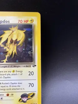 Rocket's Zapdos 15/132 Holo Rare Gym Challenge Pokemon TCG - Image 2