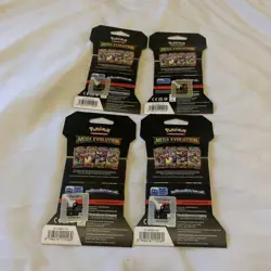 ✅Fast Shipping✅Pokemon: Mega Evolution Sleeved Booster Art Set 4 Packs - Image 2