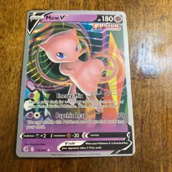 Mew V 113/264 2022 Pokemon World Championships Fusion Strike Variant C - Image 2