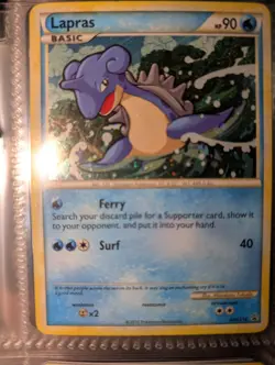 Pokemon TCG Lapras HGSS14 Holo Blackstar Promo HeartGold SoulSilver 2010 MP - Image 1