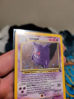 Pokemon Gengar Fossil Holo 1999 - Image 1