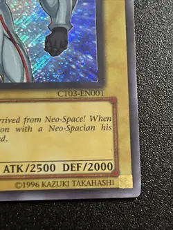 Elemental Hero Neos CT03-EN001 Secret Rare Limited Edition Yu-Gi-Oh Card LP - Image 4