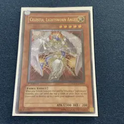 Yu-Gi-Oh! TCG Celestia, Lightsworn Angel LODT-EN024 Ultimate Rare 1st Ed MP - Image 1