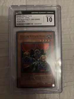 Yu-Gi-Oh Goblin Attack Force 2004 Super Rare CGC Gem Mint 10 - Image 1