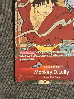 Monkey.D.Luffy (English Version 1st Anniversary Set) One Piece PromotionCards NM - Image 3