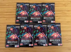 Lot of 7 One Piece OP-06 Wings Of The Captain Booster Pack English New Sealed - Image 1