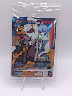 Rei Ayanami Winner Foil sealed - UEPR/EVA-1-070 NM - Union Arena - Image 1
