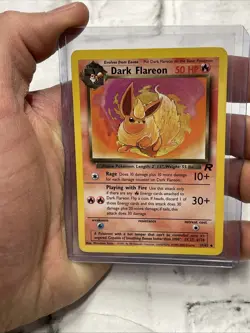 Dark Flareon Pokemon TCG 35/82 Team Rocket Non-Holo Uncommon Vintage Card MP Vtg - Image 1