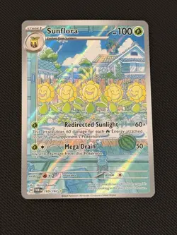 Pokemon TCG Sunflora Illustration Rare Card 169/167 Twilight Masquerade NM - Image 1