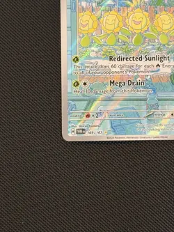 Pokemon TCG Sunflora Illustration Rare Card 169/167 Twilight Masquerade NM - Image 2