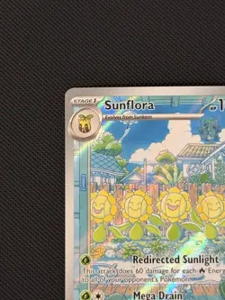 Pokemon TCG Sunflora Illustration Rare Card 169/167 Twilight Masquerade NM - Image 5