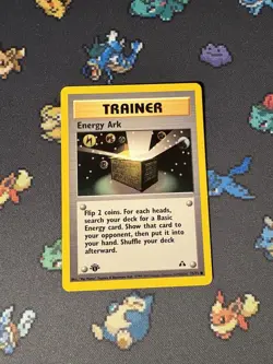 Pokemon Card Energy Ark 75/75 Neo Discovery FIRST EDITION - (NM) - Image 4