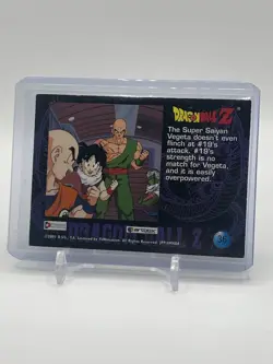 Dragon Ball Z 2001 Artbox JPP/Amada Card - #36 vegeta And Android 16 - Image 2