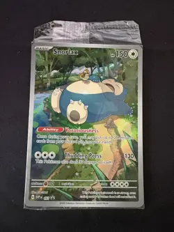 Pokemon Snorlax 051 Sv Scarlet & Violet Promo Cards Holo 151 Sealed - Image 1