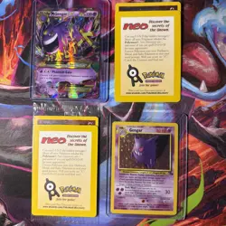 Pokemon Card Lot- M Gengar Ex 121/119 LP Gengar 5/62 LP- 2 Entei 34/53Promo - Image 1