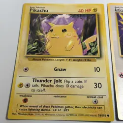Pokemon Articuno Moltres & Zapdos jumbo Card Promo Pikachu 58/102 VG Rare Cards - Image 2