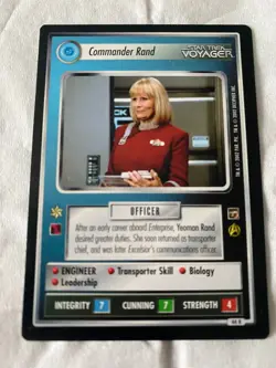 Star Trek CCG 1E TMP COMMANDER RAND Rare Card NEVER PLAYED - Image 1