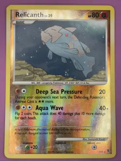 Relicanth SH8 Supreme Victors Mid-Era Secret Rare Reverse Holo Pokemon Card - Image 1