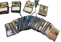 Old MTG Mixed Series Common & Land Cards 50-55 Per Lot - Magic The Gathering - Image 1