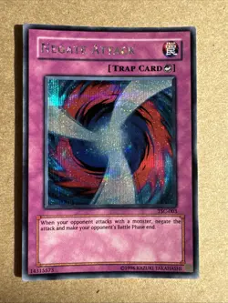 Negate Attack TSC-003 Prismatic Secret Rare Card Near Mint Condition - Image 1