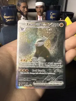 Pokemon TCG Excadrill EX Sir 168/086 SV11B Black Bolt Full Art Holo Card - Image 2