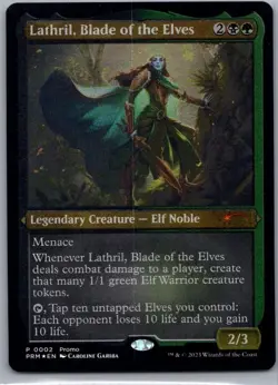 #2 Lathril, Blade of the Elves (Foil Etched) Media Promos Promo FOIL - Image 1