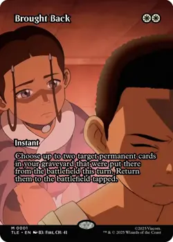 MTG Brought Back (Borderless) Avatar: The Last Airbender: Eternal-Legal Regular - Image 1