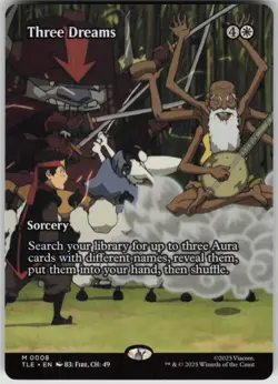 MTG Three Dreams (Borderless) Normal NM Avatar: The Last Airbender: Magic 8 - Image 1