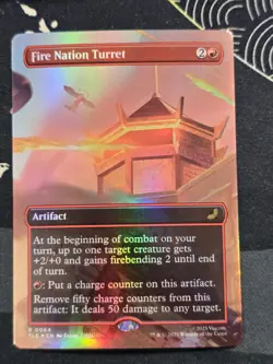 Fire Nation Turret (Borderless) Avatar: The Last Airbender: Eternal-Legal Foil - Image 1