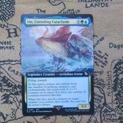 MTG Sin, Unending Cataclysm (Extended Art) [FINAL FANTASY Commander] regular - Image 1