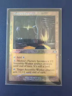 Mishra's Factory (Retro Frame) -Foil Near Mint MTG Dominaria Remastered - Image 1