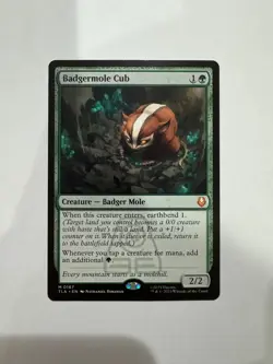 Magic The Gathering Avatar Badgermole Cub (0167) MTG Non-Foil - Image 1
