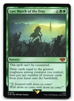 WOTC Universes Beyond: Lord of the Rings Last March of the Ents (M) (Foil) NM - Image 1