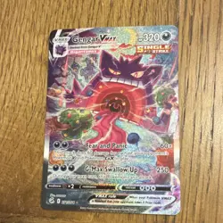 Pokemon Gengar VMAX Secret Rare Alternate Art Holo 320 HP Swsh08 271/264 - Image 1