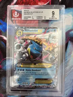 Pokemon Xy Mega Blastoise Ex Ur Bgs 9 Mint - Image 1