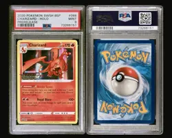 2020 POKEMON CHARIZARD #066 SWSH BLACK STAR PROMO PRERELEASE PSA 9 MINT - Image 3
