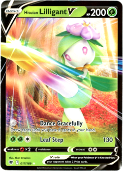 Hisuian Lilligant (Full Art) - 017/189 - Ultra Rare - Astral Radiance Pokemon MP - Image 1