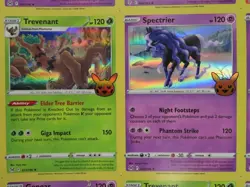 2023 Pokemon Halloween Trick or Trade BOOster English Foil Uncut Sheet (c) - Image 2