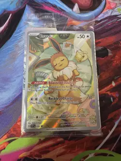 SEALED Pokemon Prismatic Evolutions Eevee SVP 173 Black Star Promo SKU:792 - Image 2