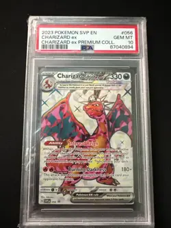 2023 Pokemon SVP En Charizard ex Premium Collection #056 Charizard ex PSA 10 - Image 1