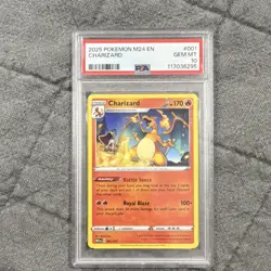 Pokemon Charizard 001/015 McDonald's 2024 Promo Regular English PSA 10 - Image 1
