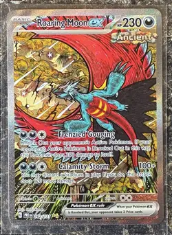 2025 Pokemon EN TCG Roaring Moon EX 162/131 SIR Prismatic Evolutions NM-M+ - Image 1