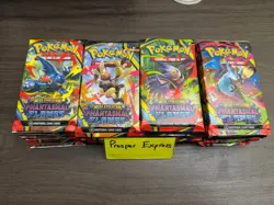 [Set of 4]-Pokemon Phantasmal Flames Booster Pack Art Set-ME02-Factory Sealed - Image 1