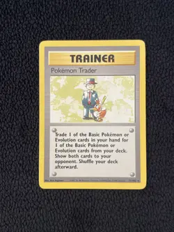 Pokemon Trader - Base Set 77/102 Regular Unlimited Rare Pokemon TCG - Image 1